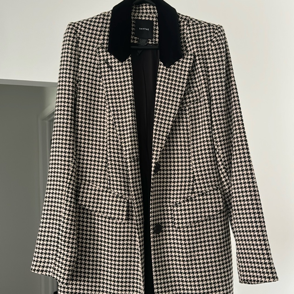 Smythe houndstooth coat 8 - Picture 2 of 3